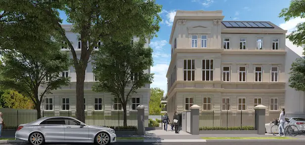 Visualisierung Vorderfassade